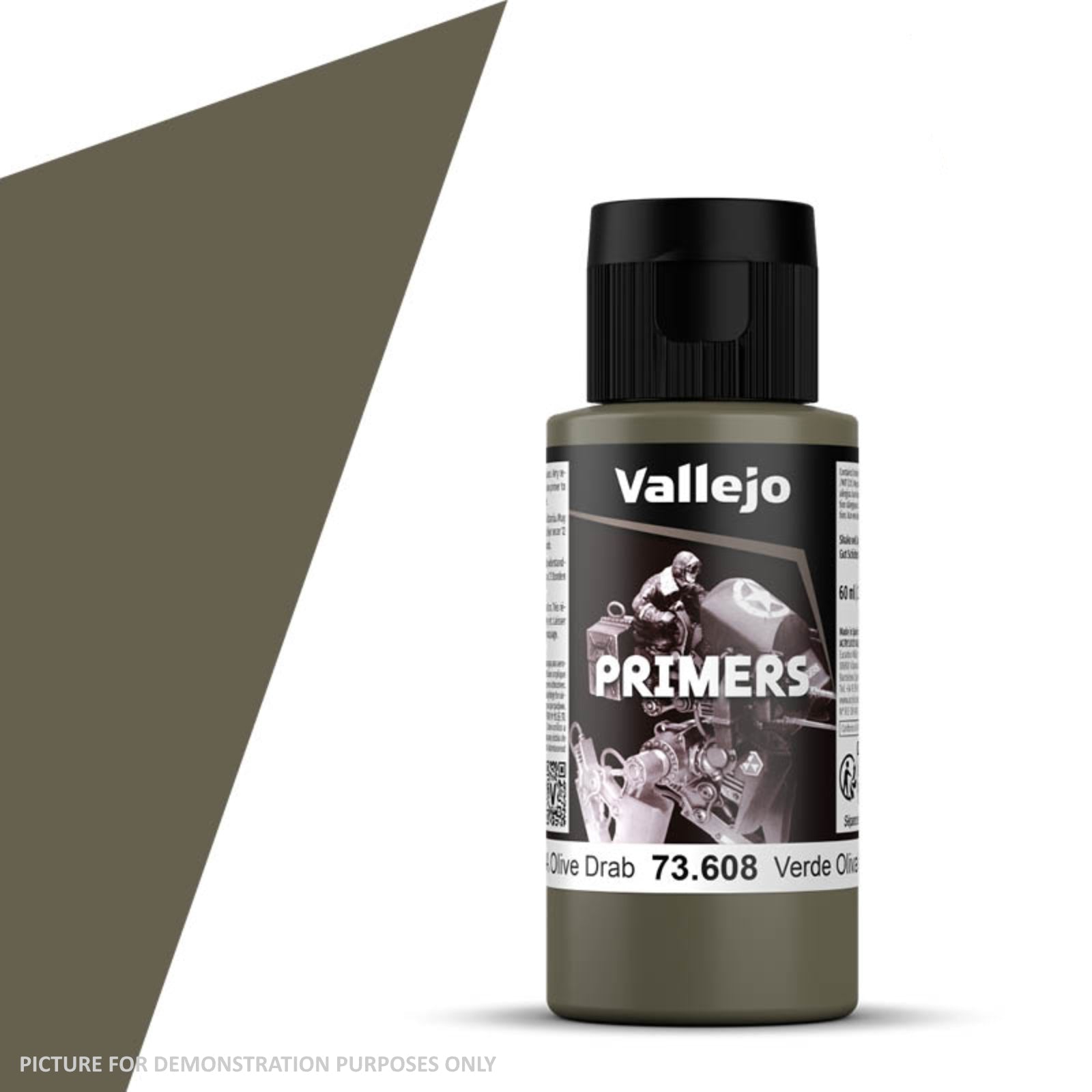 Vallejo Surface Primer - 73.608 Olive Drab 60ml